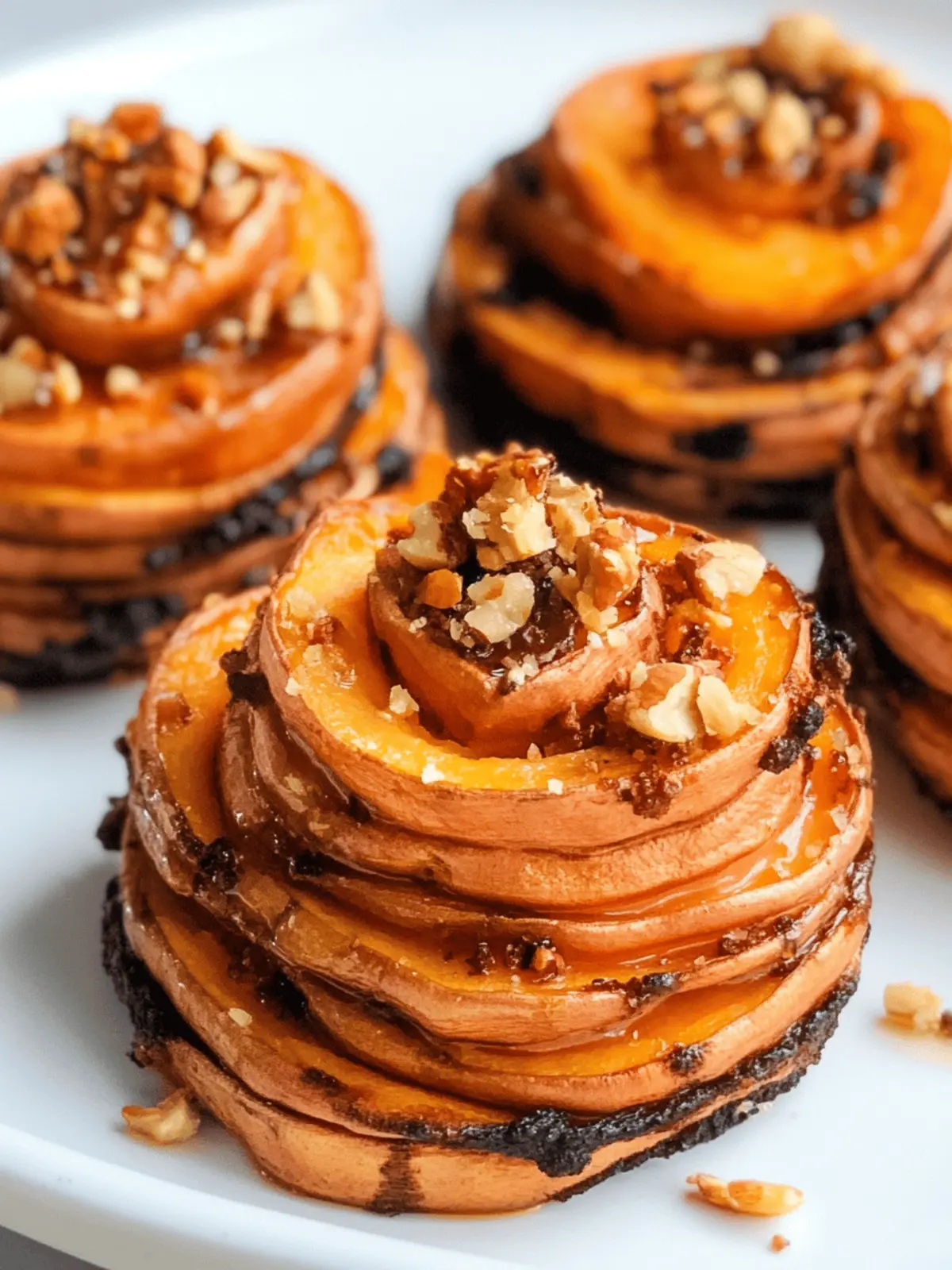 Irresistible Sweet Potato Stacks with Crunchy Topping Delight 4 Sweet Potato Stacks