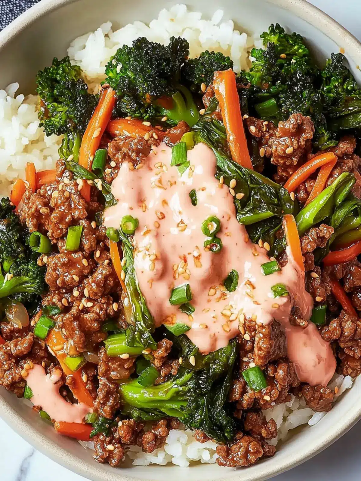 Ground Beef Stir-Fry Teriyaki Bowls: Quick Weeknight Delight 4 Ground Beef Stir-Fry Teriyaki Bowls