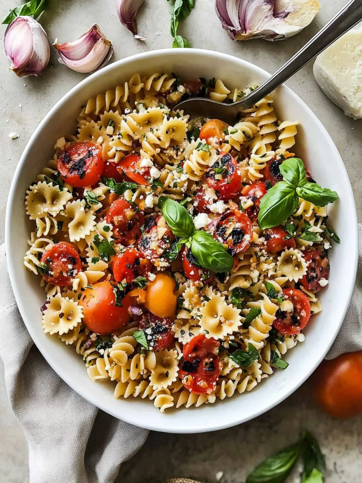 Bruschetta Pasta Salad That Will Brighten Your Summer Meals 3 Bruschetta Pasta Salad