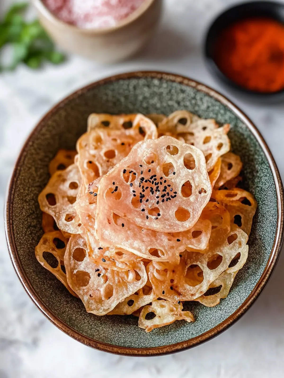 How to Make Crispy Lotus Root Chips for Lunar New Year Joy 4 How to Make Crispy Lotus Root Chips- Festive Snacks For Lunar New year