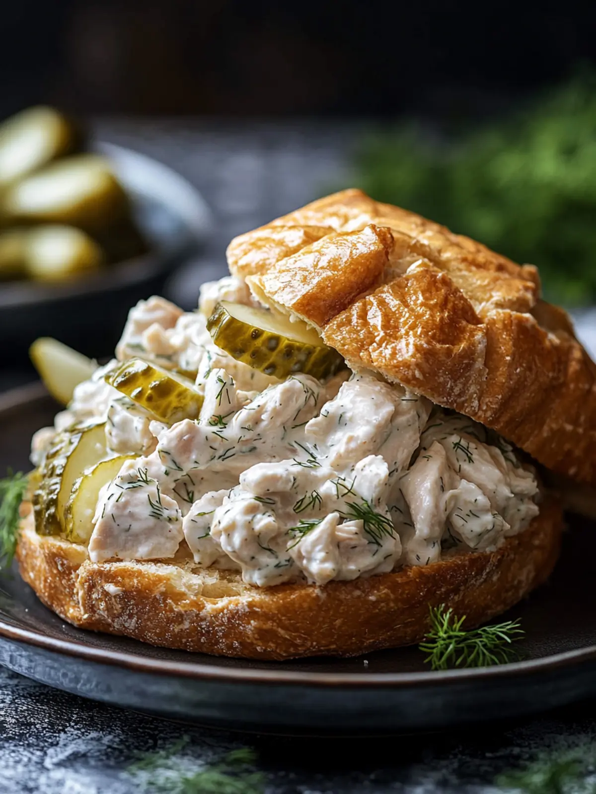 Savory Dill Pickle Chicken Salad for Effortless Flavor 4 Savory Dill Pickle Chicken Salad