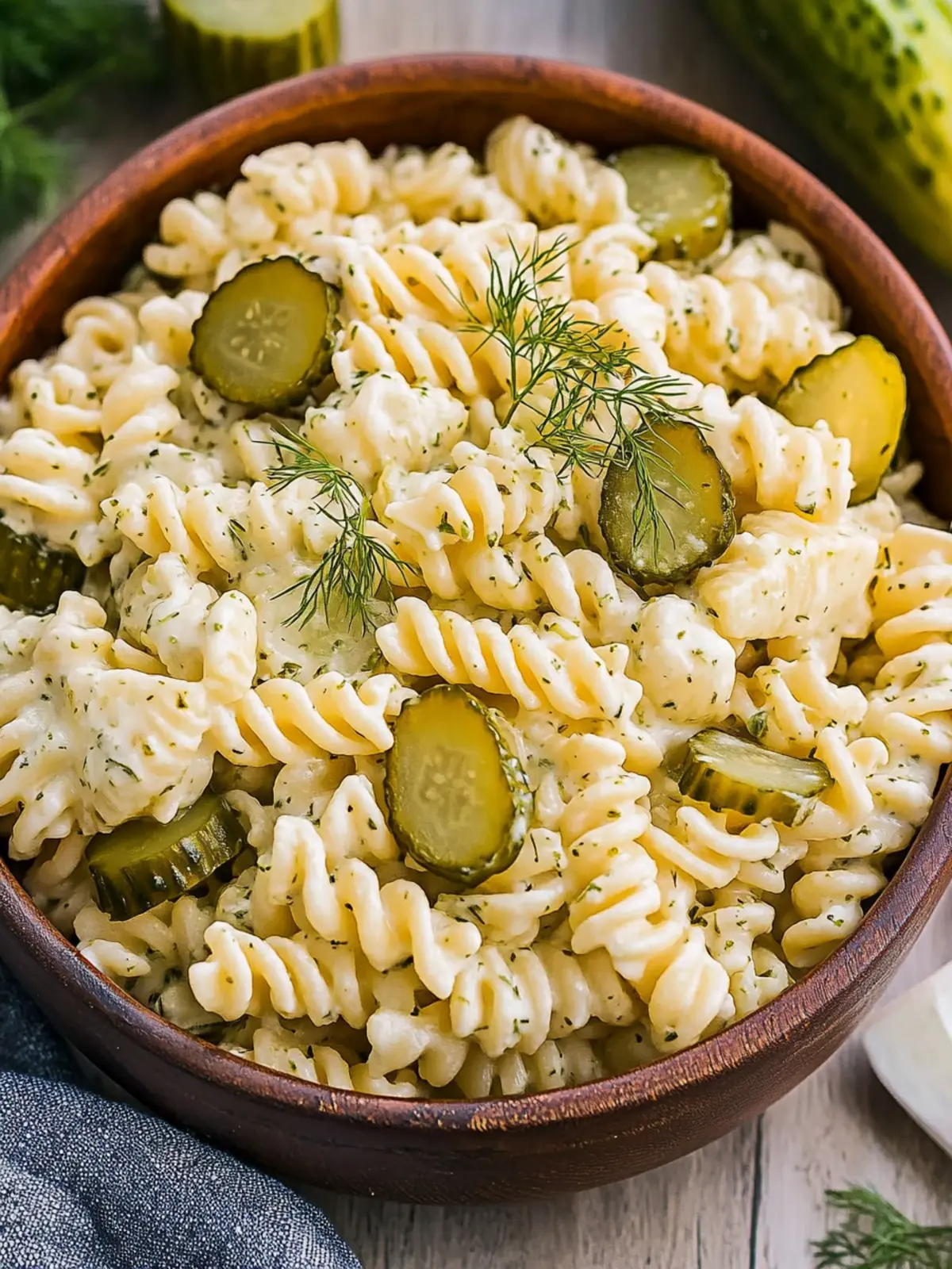 Dill Pickle Pasta Salad Recipe