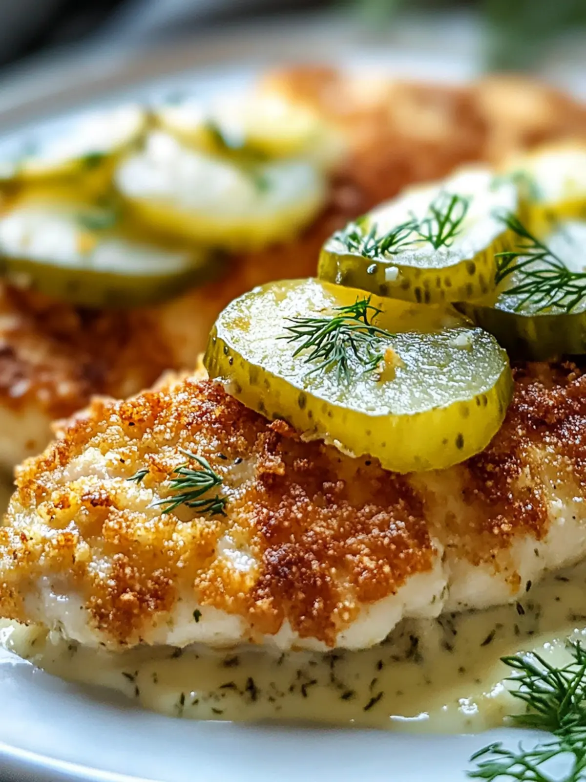 Crispy Dill Pickle Parmesan Chicken   Incredible Flavor Adventure