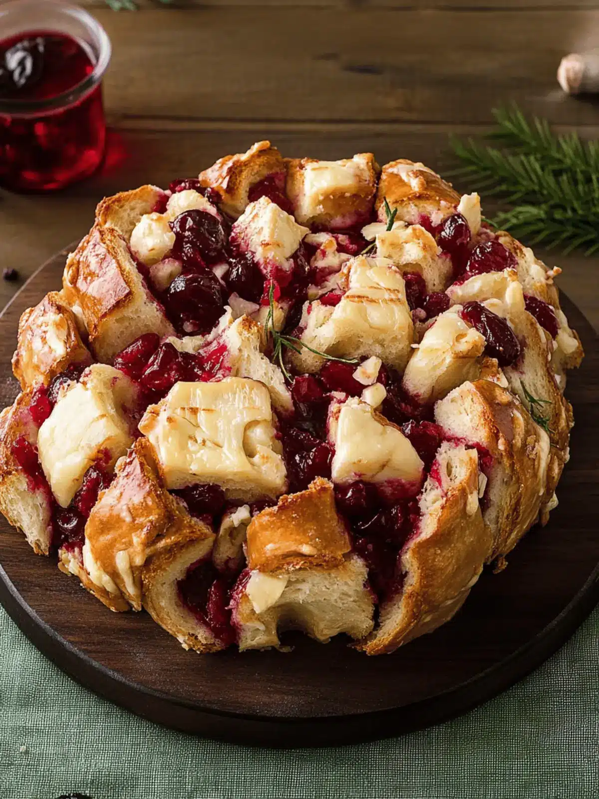 Cranberry Brie Pull-Apart Bread to Wow Your Guests Today 4 Cranberry Brie Pull-Apart Bread