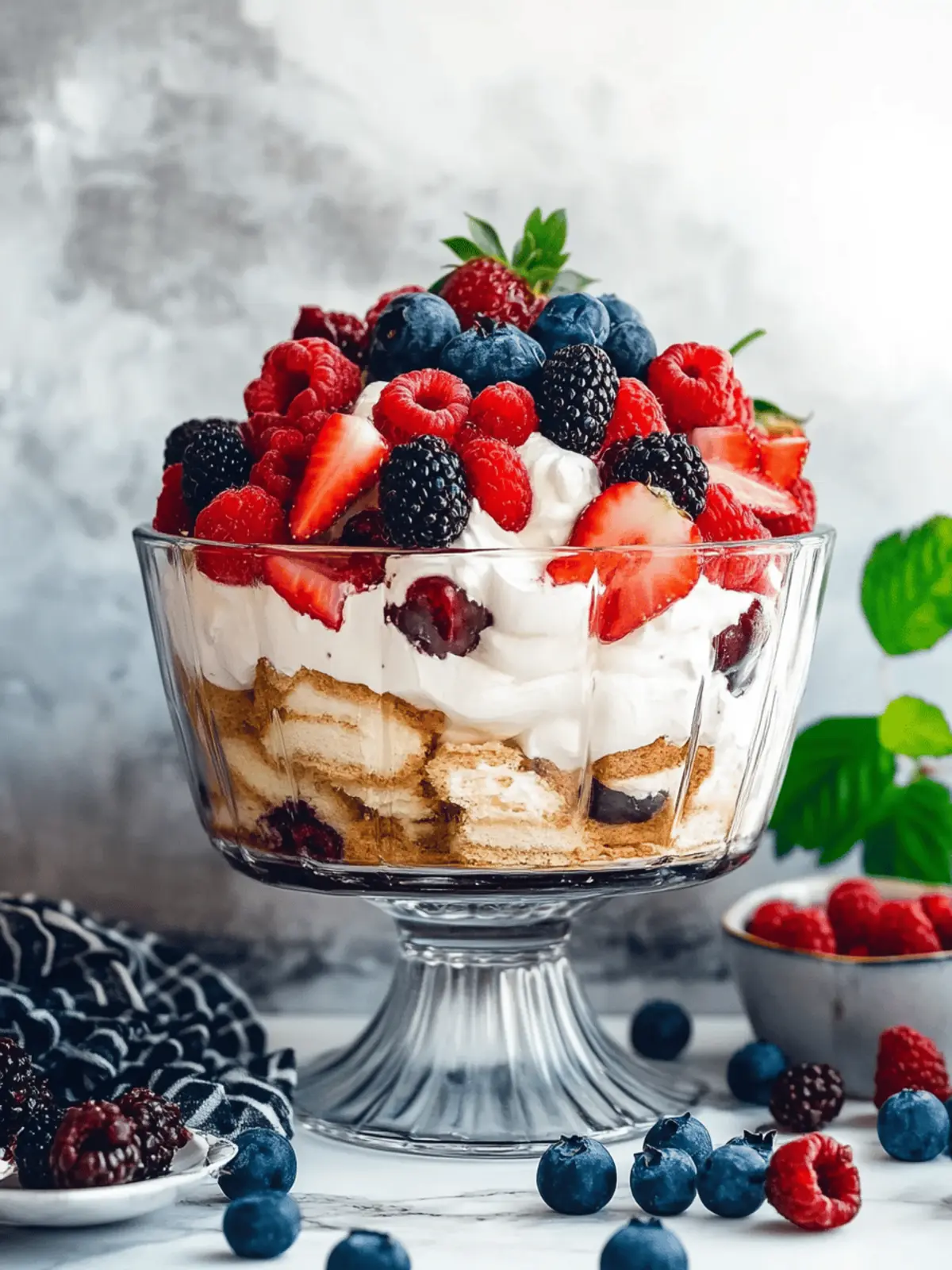 Mixed Berry Trifle
