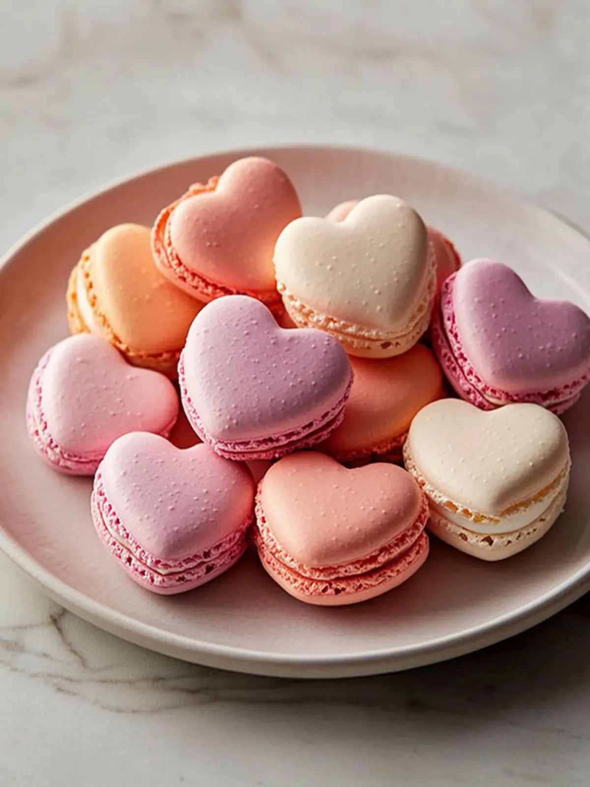 Heart-Shaped Macarons- Kid-friendly Valentine s Day treats