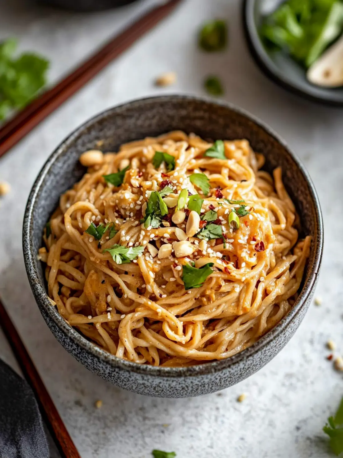 Spicy Peanut Butter Noodles