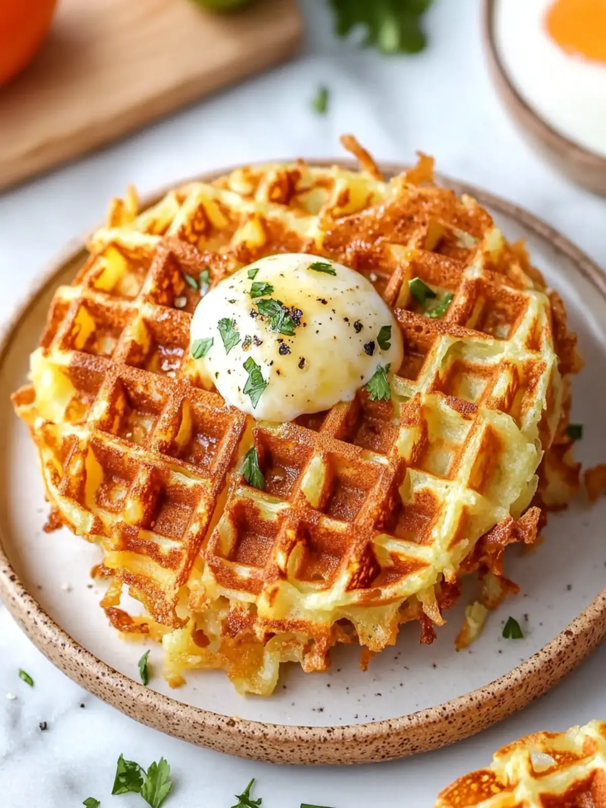 Crispy Healthy Hashbrown Chaffle for Guilt-Free Mornings 4 Healthy Hashbrown Chaffle