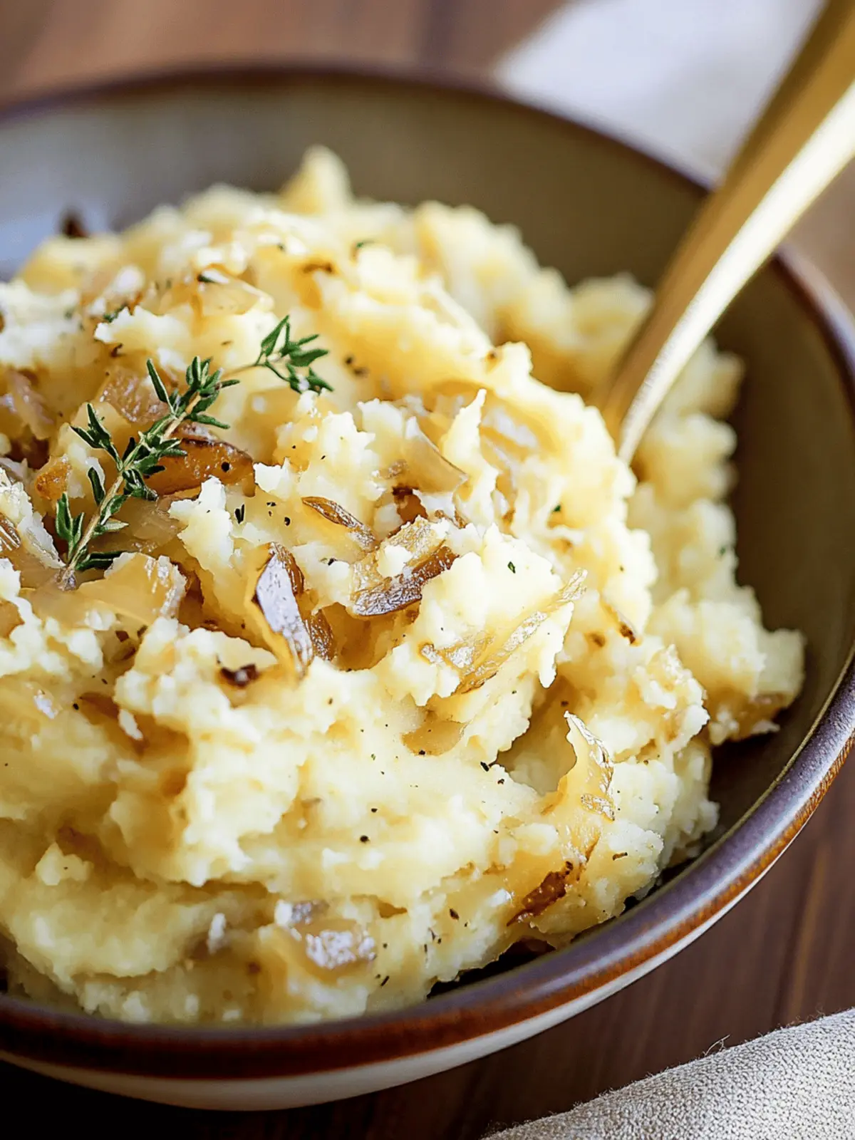 Caramelized Onion Mashed Potatoes
