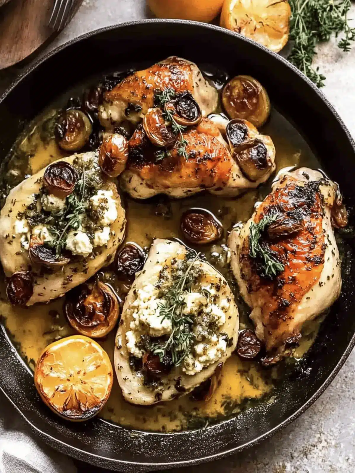 Herbed Ricotta Stuffed Chicken in Zesty White Wine Sauce 2 Herbed Ricotta Stuffed Chicken In White Wine Pan Sauce