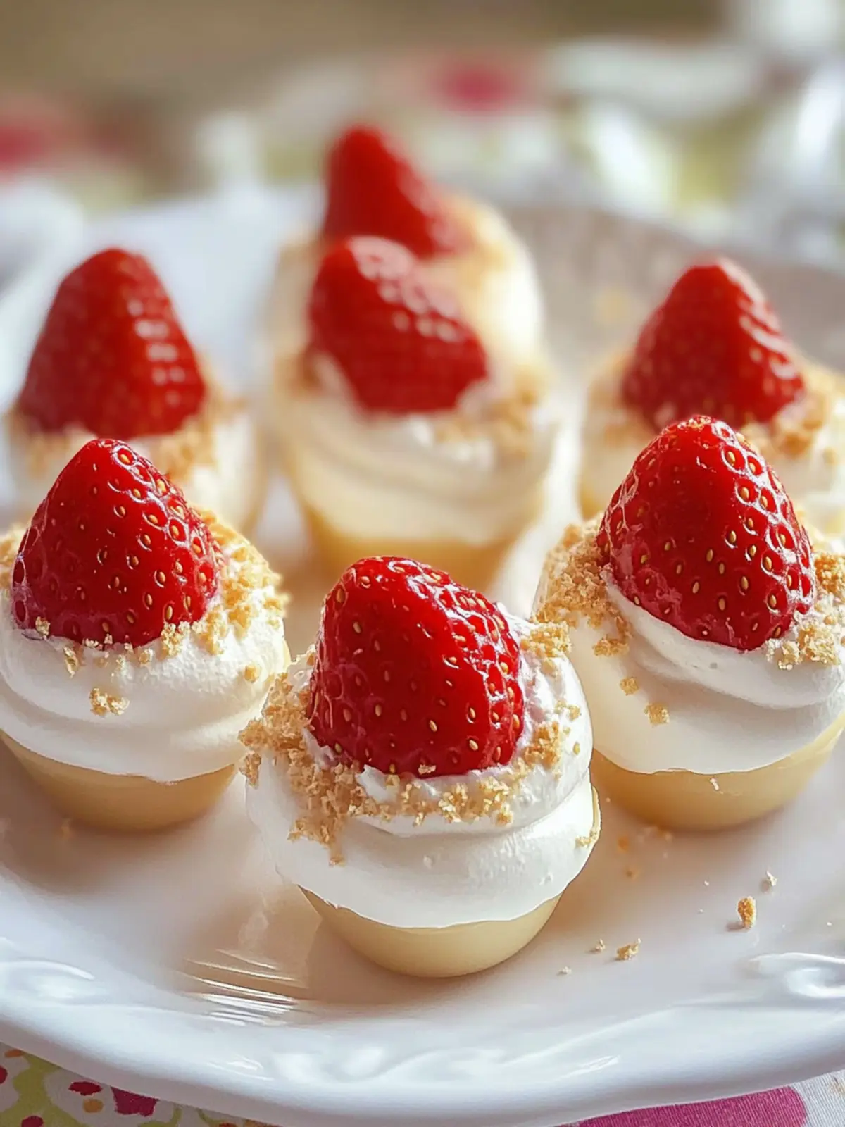 Cheesecake Deviled Strawberries- Valentine s Day date night recipes